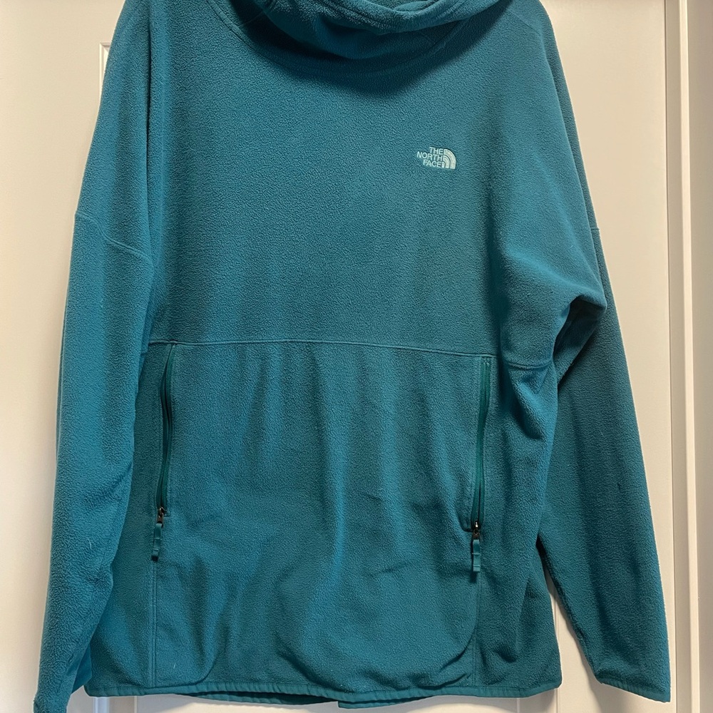 The North Face TKA Glacier Pullover Hoodie - Women's Xtra-Large, Turqouise/teal